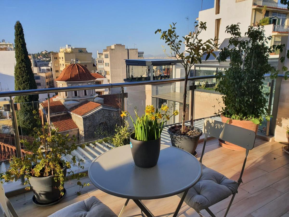 Super Loft With Acropolis View Daire Atina Dış mekan fotoğraf