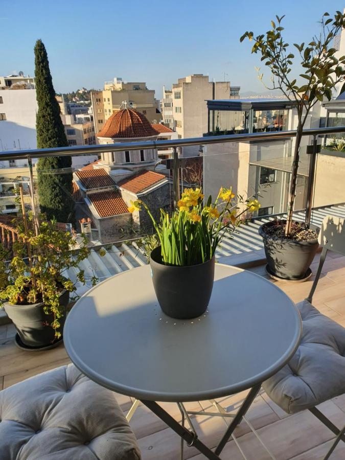 Super Loft With Acropolis View Daire Atina Dış mekan fotoğraf