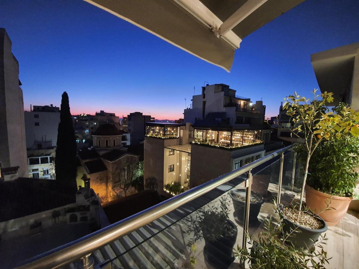 Super Loft With Acropolis View Daire Atina Dış mekan fotoğraf