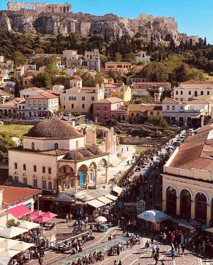 Super Loft With Acropolis View Daire Atina Dış mekan fotoğraf