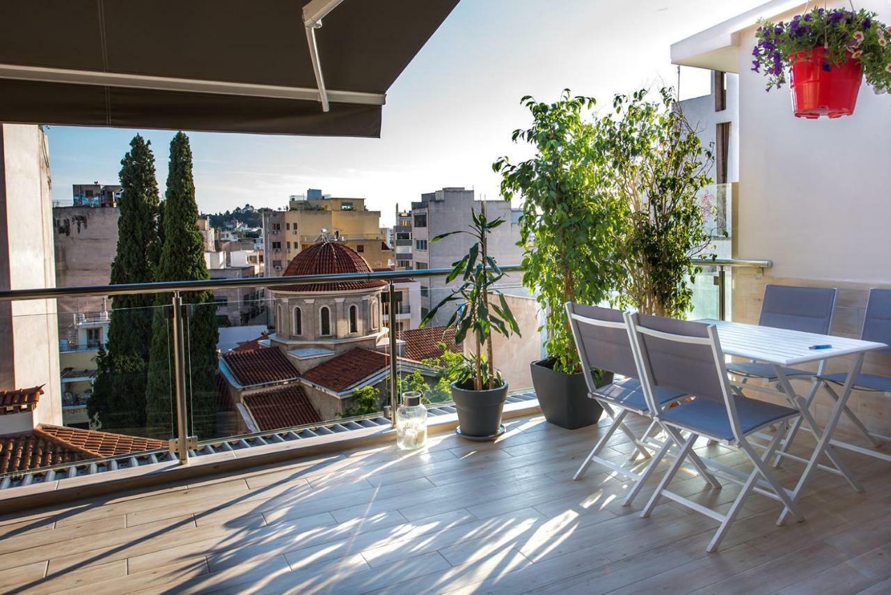 Super Loft With Acropolis View Daire Atina Dış mekan fotoğraf